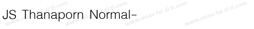 JS Thanaporn Normal字体转换